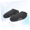 BIUDECO 1pair Windproof Adjustable Shoe Covers for Ice Skates Protective and Scratch-Resistant Elastic Sleeves for Outdoor Sports Fits Black view 4