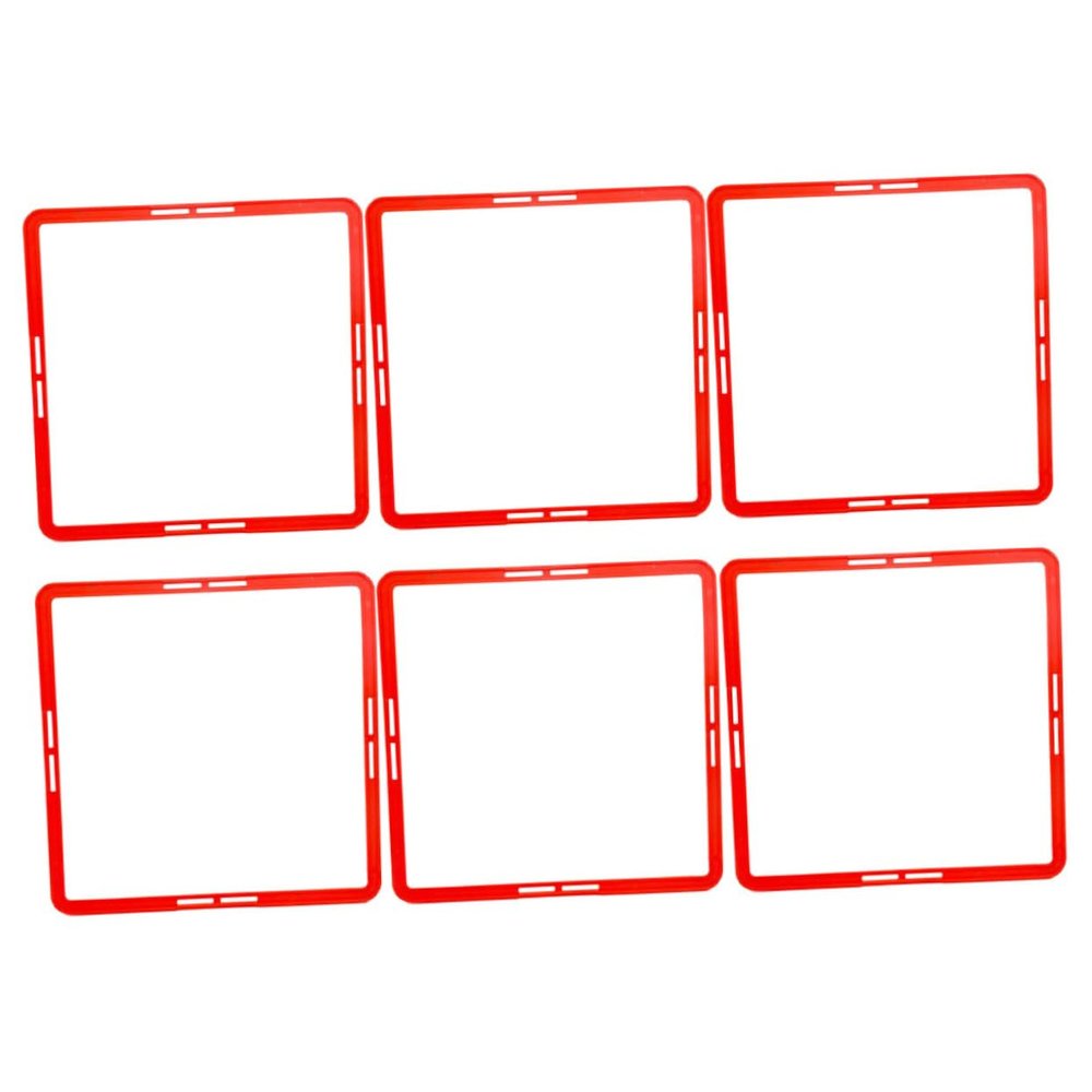 BIUDECO Multi-Function Agility Rings 6pcs Speeds Training Ring Set Football Training Martial Arts Boys and Girls' Coordination