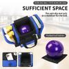 Youchee Bowling Ball Tote Bag with Padded Ball Holder, Holds One Ball, One Pair of Bowling Shoes Up to Mens Size 15, and multifunction Accessory Pockets. (Blue) view 4