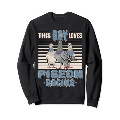 This Boy Loves Pigeon Racing - Pigeon Racer Sweatshirt