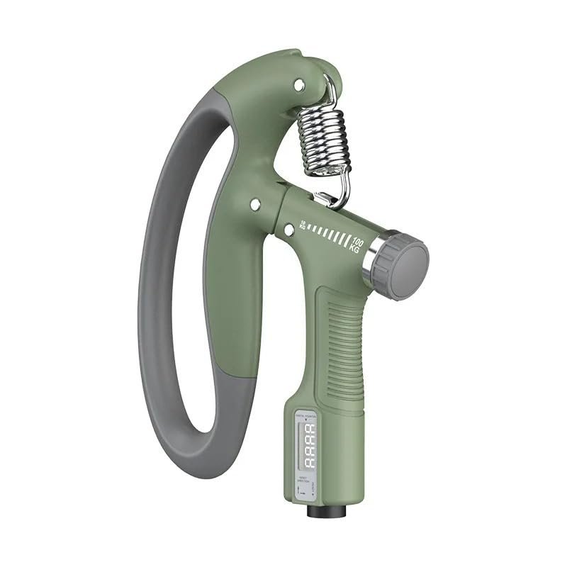 10-100kg Adjustable Hand Grip Fitness Heavy Gripper With Counter Finger Exerciser Grip Wrist Expander Gym Arm Muscle Training (Color : 10-100KG Green), ASDEHH231