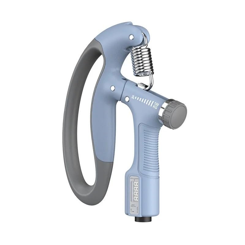 10-100kg Adjustable Hand Grip Fitness Heavy Gripper With Counter Finger Exerciser Grip Wrist Expander Gym Arm Muscle Training (Color : 10-100KG Blue)