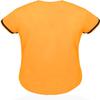 SPTEHW Womens Baseball Jersey Blank Button Down Softball Jersey Hip Hop Hipster Short Sleeve Sports Uniform (XL, Yellow) view 2
