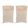 SHOWERORO 2pcs Canvas Crushed Ice Bags Lightweight and Easy to Clean Ice Packs for Home and Bar Use for Fruit and Vegetable Storage view 1