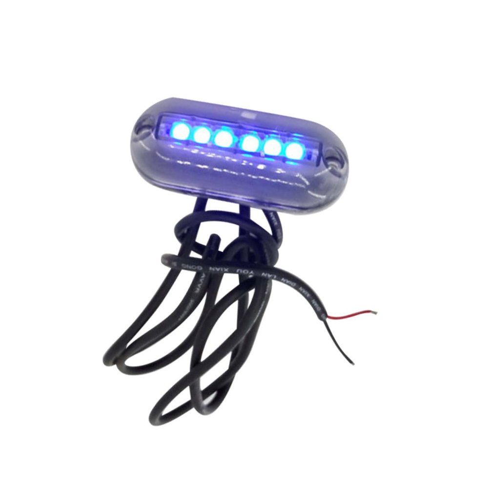 BIUDECO 12v Underwater Led Lights for Boats Blue Drain Lamp for Fishing Swimming and Diving Rated Easy Installation Shockproof Design