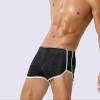 Yuecarcar Men's Athletic Mesh 3 Inch Shorts Lightweight Quick-Dry Gym Running Shorts for Men, Loose Fit Workout Casual Sports Shorts Casual Short A Black view 4