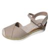Orthopedic Sandals for Women,Espadrilles Sandals for Women Open Toe Ankle Strap Wedge Heels Sandals Dressy Summer Comfortable Platform Sandals Casual Walking Shoes Outdoor Slip on Beach Sandals view 1