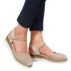 Orthopedic Sandals for Women,Espadrilles Sandals for Women Open Toe Ankle Strap Wedge Heels Sandals Dressy Summer Comfortable Platform Sandals Casual Walking Shoes Outdoor Slip on Beach Sandals view 2