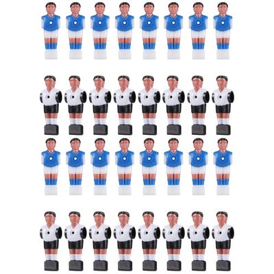 Sosoport 32 Pcs Football Machine Accessories Replaceable Foosball Players Athlete Foosball Soccer Foosball Soccer Players Indoor Soccer Foosball Guys Football Table Man Resin Mini, 11X4X2.5CM