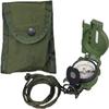 El Clasico Crafts Set of 5 US Military Phosphorescent Lensatic Compass, Olive Drab Accurate Waterproof Hand Held Compasses with Pouch for Hiking Camping Navigation Survival Backpacking Orienteering view 1