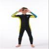 2 Pcs Boys Girls 2.5mm Long Sleeve Wetsuit Top Jacket with Neoprene Wetsuit Pant Set for Surfing Dive Snorkeling Water Sports view 3