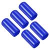PATIKIL 13mm Pool Tip Cover, 5Pcs Billiard Cue Tip Protector Rubber Pool Cue Tips Head Cover Snooker Accessory for Billiard Club, Blue view 1