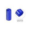 PATIKIL 13mm Pool Tip Cover, 5Pcs Billiard Cue Tip Protector Rubber Pool Cue Tips Head Cover Snooker Accessory for Billiard Club, Blue view 2