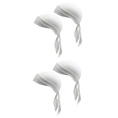 PACKOVE 4pcs Quick-dry Breathable Sports Hat Uv Riding Cap for Hiking Climbing and Cycling White Lightweight and Comfortable Outdoor Gear
