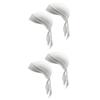 PACKOVE 4pcs Quick-dry Breathable Sports Hat Uv Riding Cap for Hiking Climbing and Cycling White Lightweight and Comfortable Outdoor Gear view 1