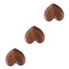 PACKOVE 3pcs Vintage Heart-shaped Storage Box Solid Jewelry Case for Weddings and Engagements Elegant Finger Holder Compact and Stylish Design view 1