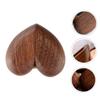 PACKOVE 3pcs Vintage Heart-shaped Storage Box Solid Jewelry Case for Weddings and Engagements Elegant Finger Holder Compact and Stylish Design view 2