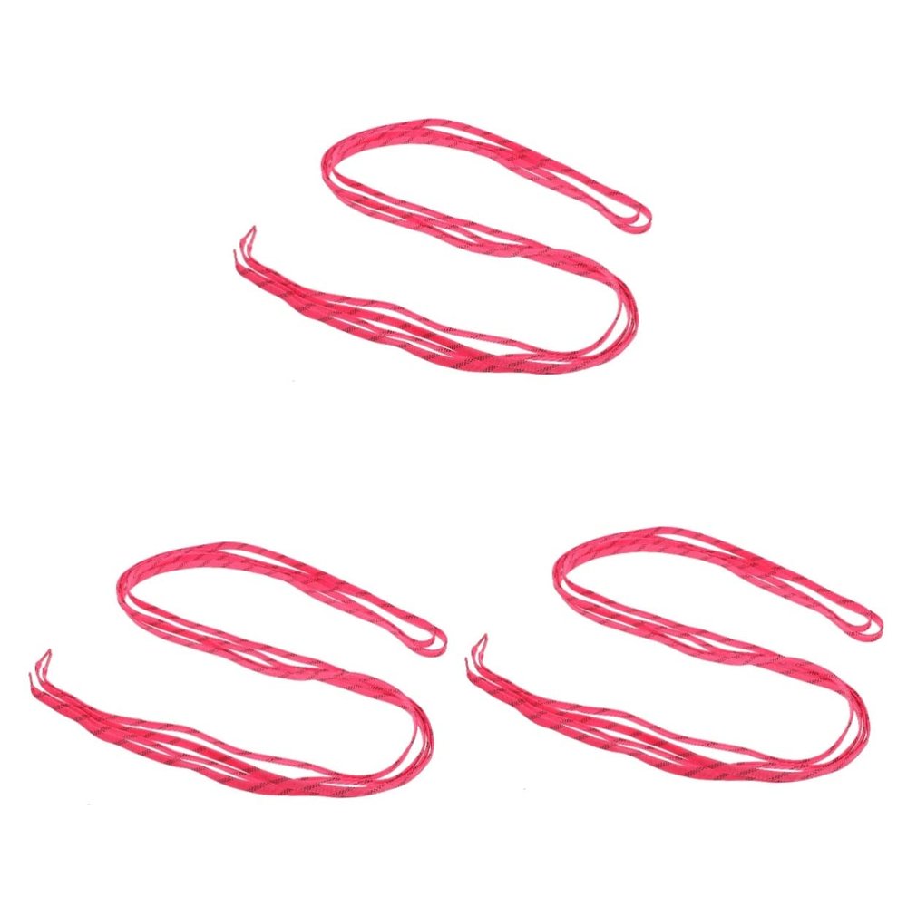 PACKOVE 3pairs Roller Skates Shoelaces Replacement Stretchy Shoelaces for Skate Shoes Polyester Laces for Casual Shoes Easy to Install