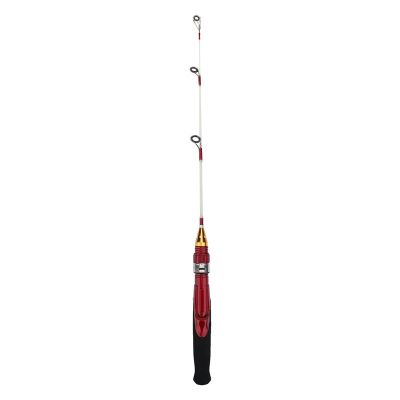 Odorkle 50cm Fishing Rod, Winter Ice Solid Fishing Shrimp Rod Pole Fiber Glass Fishing Pole with Short EVA Handle for Fishing, Odorkleqt7hd51ge2