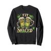 Fit Shaced Funny Irish Drinking St. Patrick's Day Beer Sweatshirt view 1