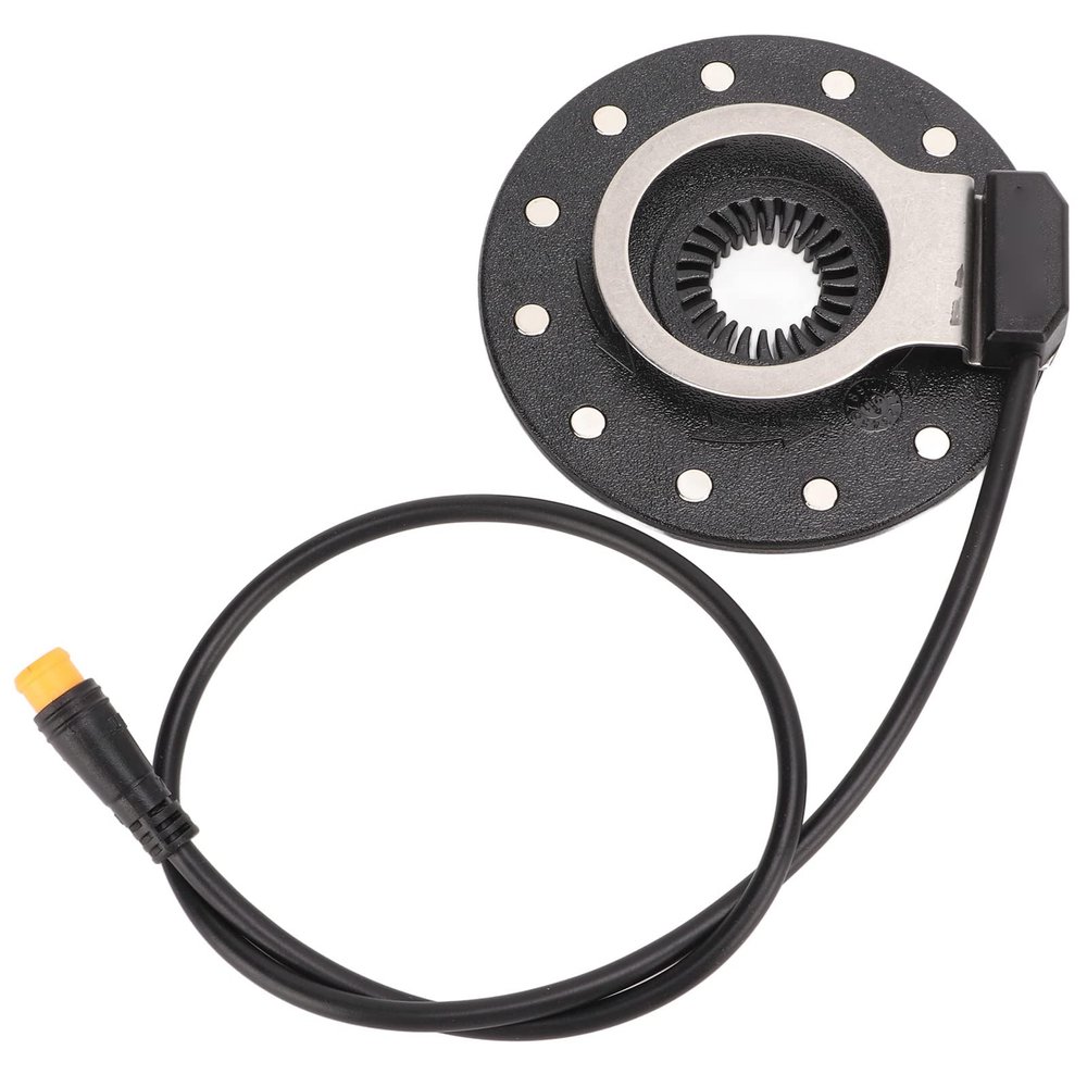Odorkle Electric Assist Sensor, with 12 Magnets, with 12 Pulses in a Circle, Dual Hall Sensors Electric Pedal Accessories (Small Hole)