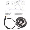Odorkle Electric Assist Sensor, with 12 Magnets, with 12 Pulses in a Circle, Dual Hall Sensors Electric Pedal Accessories (Small Hole) view 3