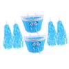Gogogmee 4pcs Bike Streamers and Bicycle Basket Decorative Accessories for Boy Girl for Durable and Fun for Decorating Bicycles and Scooters Blue view 1
