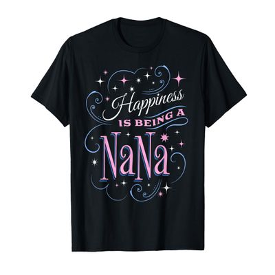 Happiness Is Being A Nana Cute Grandma Mother's Day Women's T-Shirt