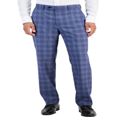 Lauren Ralph Lauren Mens Edgewood Classic Fit Stretch Suit Pants Blue 36/30