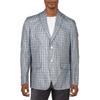 Lauren Ralph Lauren Mens Linen Plaid Sportcoat Blue 38R view 1