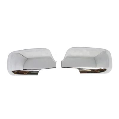 Compatible For Kia Sorento 2013-2014 Car Rearview Side Mirror Cover Wing Cap Exterior Door Sticker Frame Case Trim Housing Silver Chrome(Without Light)