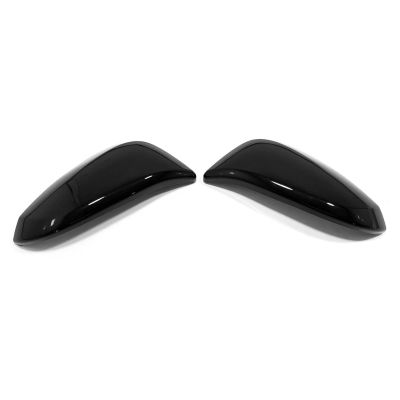 Kiyah Compatible For Highlander 2014-2019 Rearview Side Mirror Cover Wing Cap Car Exterior Door Rear View Case Trim Auto Carbon Fiber Look (Color : Gloss Black)