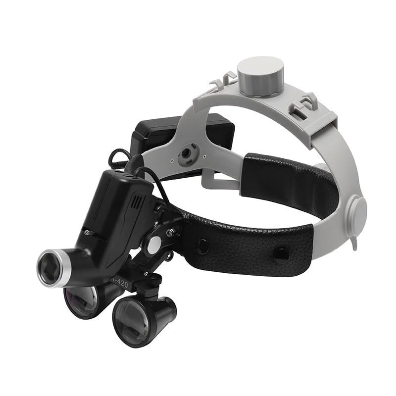 Tankredrug Binocular Headband Loupes with Headlights Magnifier with 5W LED Headlamp 3.5X