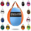 OutSlayer Wrecking Ball Heavy Bag 70 Lb - Boxing, MMA, Muay Thai Training - Custom Colors - Unfilled/Soft/Filled - USA Made (Light Blue/Orange, Unfilled) view 1
