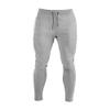 Maiyifu-GJ Men's Slim Joggers Sweatpants Casual Athletic Sweatpants with Zipper Pockets Drawstring Elastic Waist Trousers (Light Grey,XX-Large)