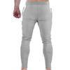 Maiyifu-GJ Men's Slim Joggers Sweatpants Casual Athletic Sweatpants with Zipper Pockets Drawstring Elastic Waist Trousers (Light Grey,XX-Large) view 2