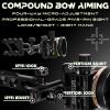 Precise Compound Bow Sight - 5-Pin Bow Sights for Compound Bows, 0.019" Pins CNC Aluminum, Anti-Glare Design for Right Hand Hunters Outdoor Hunting (Long Frame) view 2
