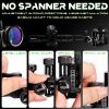 Precise Compound Bow Sight - 5-Pin Bow Sights for Compound Bows, 0.019" Pins CNC Aluminum, Anti-Glare Design for Right Hand Hunters Outdoor Hunting (Long Frame) view 4