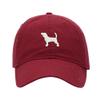 Baseball Cap Men Women Beagle Dog Embroidered Unisex Classic Adjustable Strapback Dad Hat (7 1/2,Red) view 1