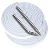 Baseball Glove Lace, Mitt Lace Repair Kit Softball 2 Leather Laces and 2 Lacing Needles for Catcher's Glove (White) view 1