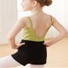 Daydance High Waist Cotton Black Ballet Shorts for Toddler Girls Dance, Volleyball, Gymnastic, Biking, Cheerleading, Team Sport view 3