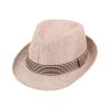 NineFit Basics Infant Boy Short Brim traw Hats Braided Sunshade Sun rotection Beach Hat Baby Boys Summer UPF (Khaki-B, One Size) view 1