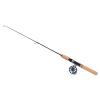 Ice Fishing Rod and Reel Combo, 65cm Portable Ice Fishing Pole for Winter Fishing with EVA Non Slip Handle, Fiberglass Rod, Gift for Beginner and Angler view 2