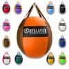 OutSlayer Wrecking Ball Heavy Bag 70 Lb - Boxing, MMA, Muay Thai Training - Custom Colors - Unfilled/Soft/Filled - USA Made (Orange/Brown, Soft Filled) view 1
