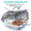 Baseball Glove Lace, Mitt Lace Repair Kit Softball 2 Leather Laces and 2 Lacing Needles for Catcher's Glove (Tan) view 4