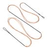 PATIKIL Bow String Replacement,12 Strands Recurve Bowstring for AMO 59" Traditional Recurve Bow, Black Orange view 1