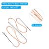 PATIKIL Bow String Replacement,12 Strands Recurve Bowstring for AMO 59" Traditional Recurve Bow, Black Orange view 2