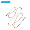 PATIKIL Bow String Replacement,12 Strands Recurve Bowstring for AMO 59" Traditional Recurve Bow, Black Orange view 3