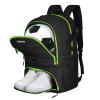 LARIPOP Soccer Backpack Bag with Ball Holder Ventilated Shoe Compartment Large Capacity Sports Gear Bag for Basketball Volleyball Gym view 1