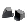 APLVFFZH 2 Pieces Gym Equipment Square End Cover Gym Accessories Fitness Accessories Rubber End Caps Workout Square End Cap, 50x50mm view 1